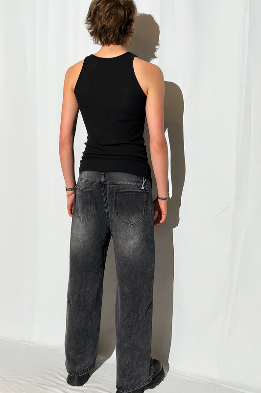 Shadowflare Rhinestone Baggy Jeans