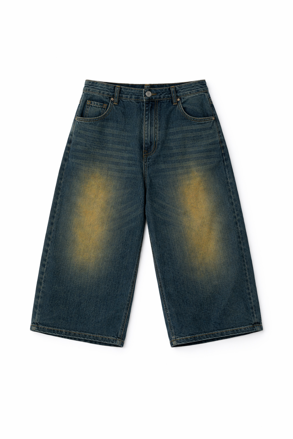 Vintage Wash Denim Shorts