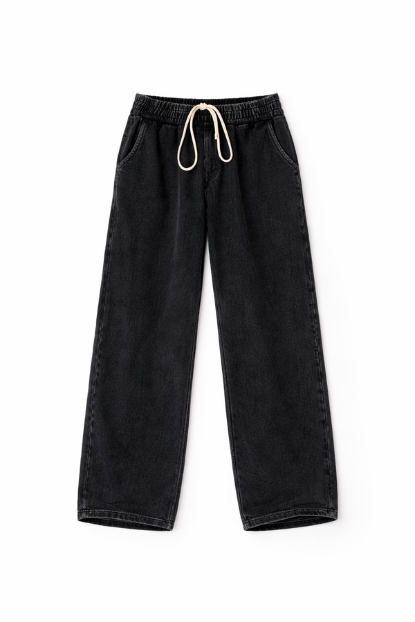 Black Drawstring Sweatpants