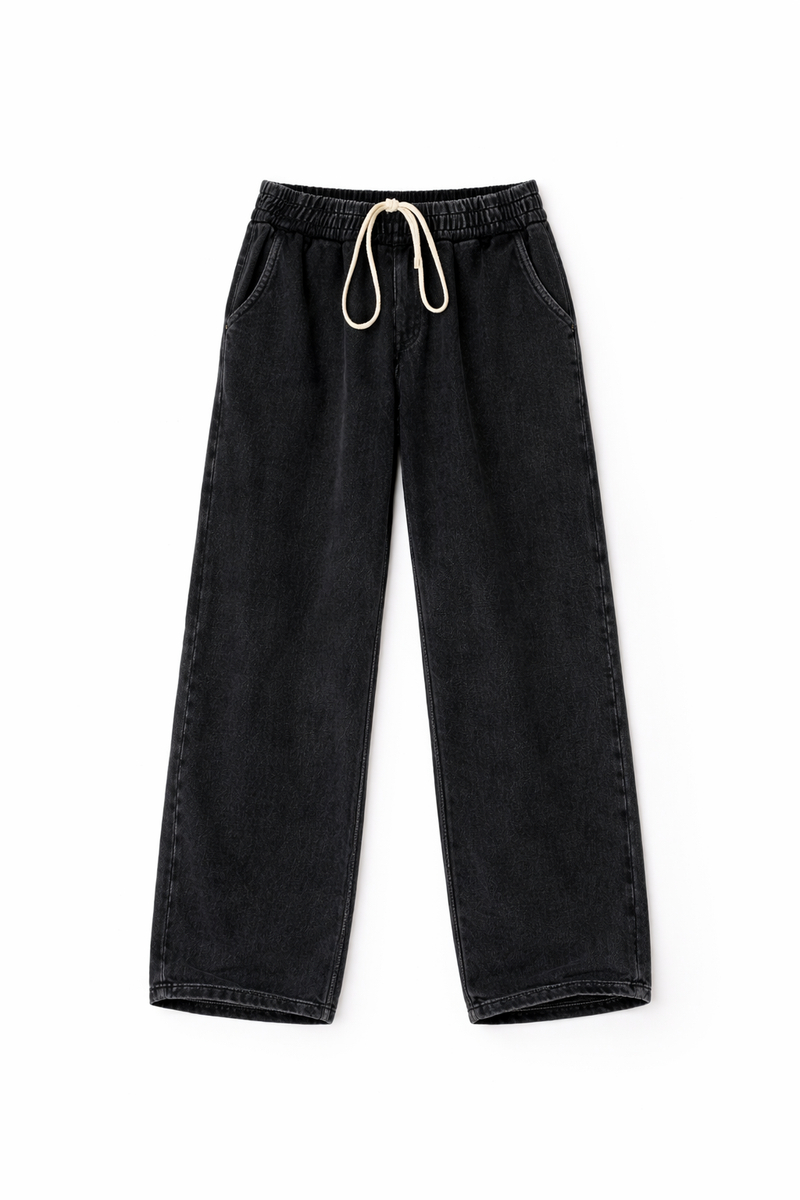 Black Drawstring Sweatpants