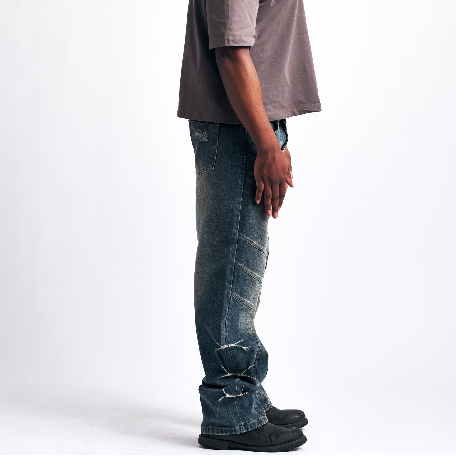 Classic Straight-Leg Denim Jeans