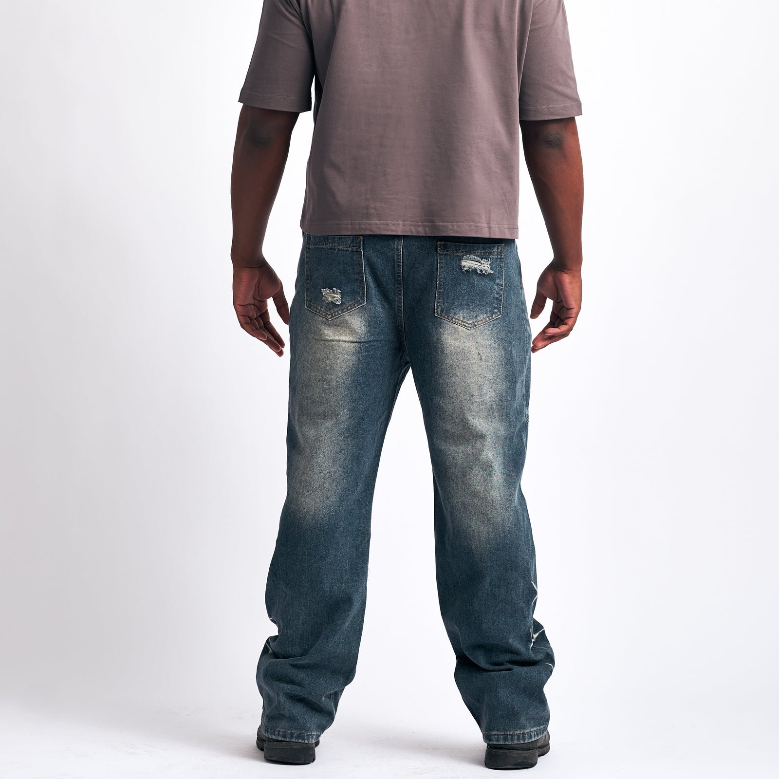 Classic Straight-Leg Denim Jeans