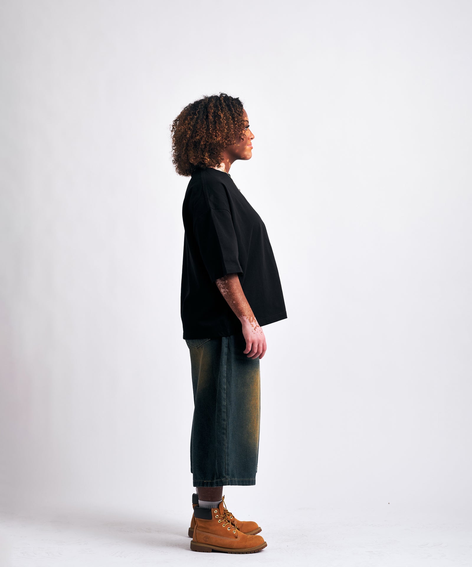 Vintage Wash Denim Shorts