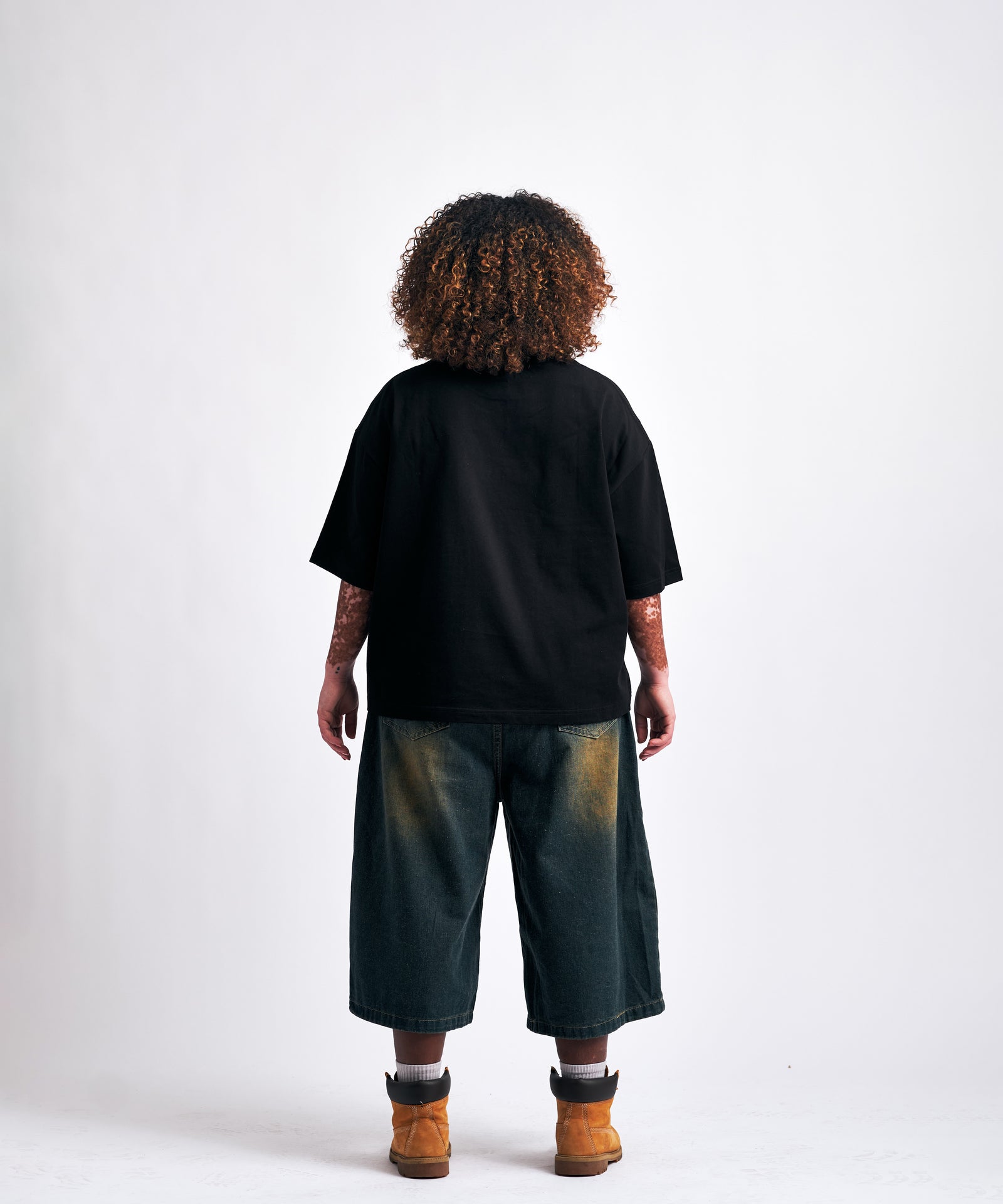 Vintage Wash Denim Shorts