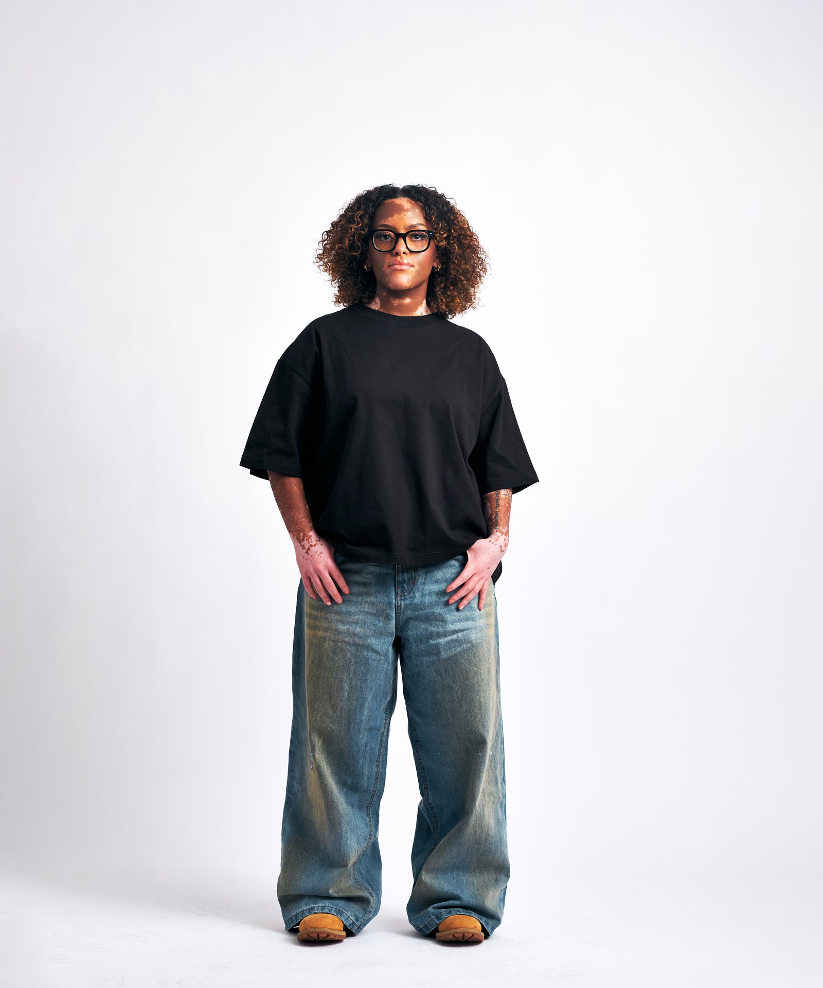 Baggy Blue Washed Denim Jeans