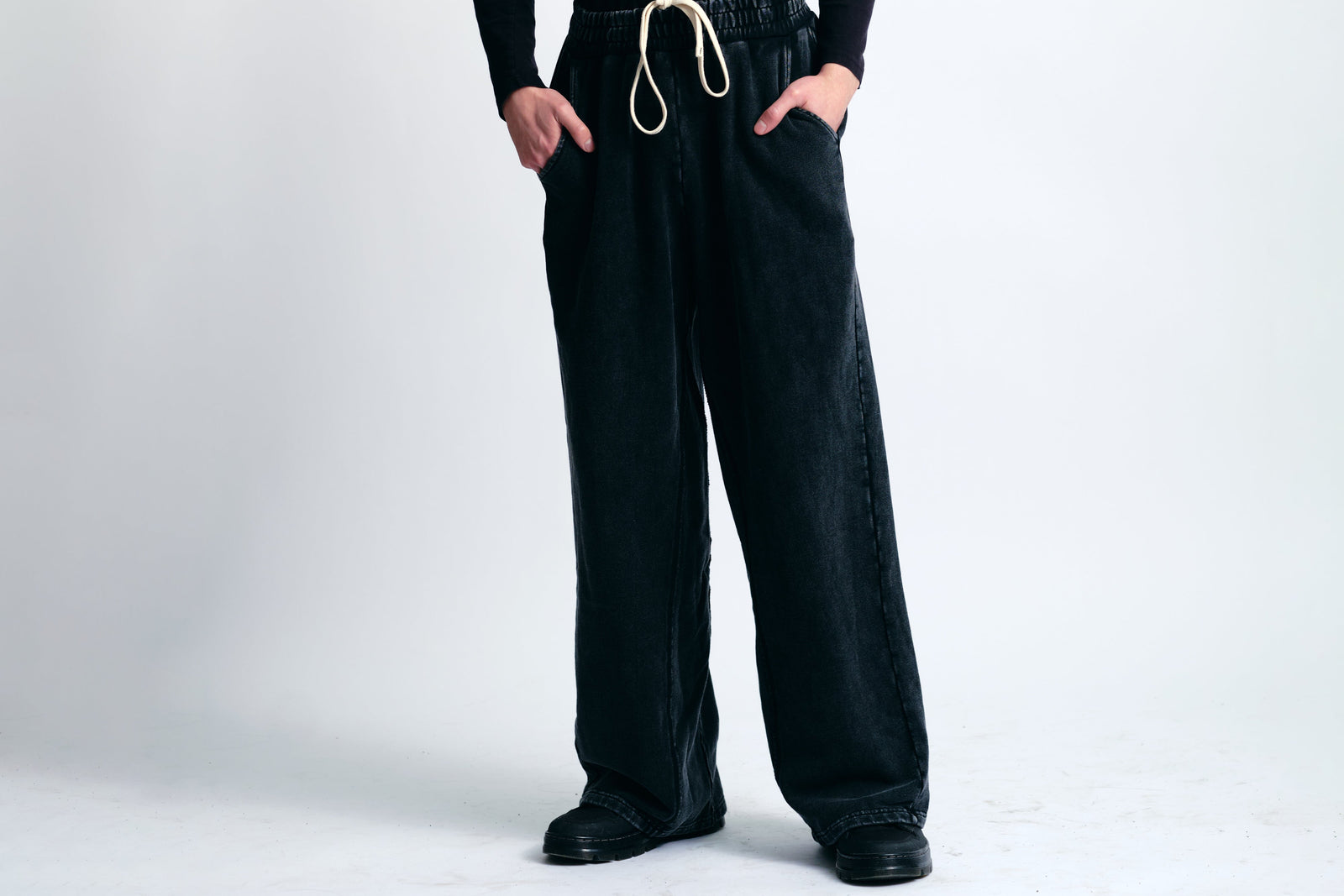 Black Drawstring Sweatpants