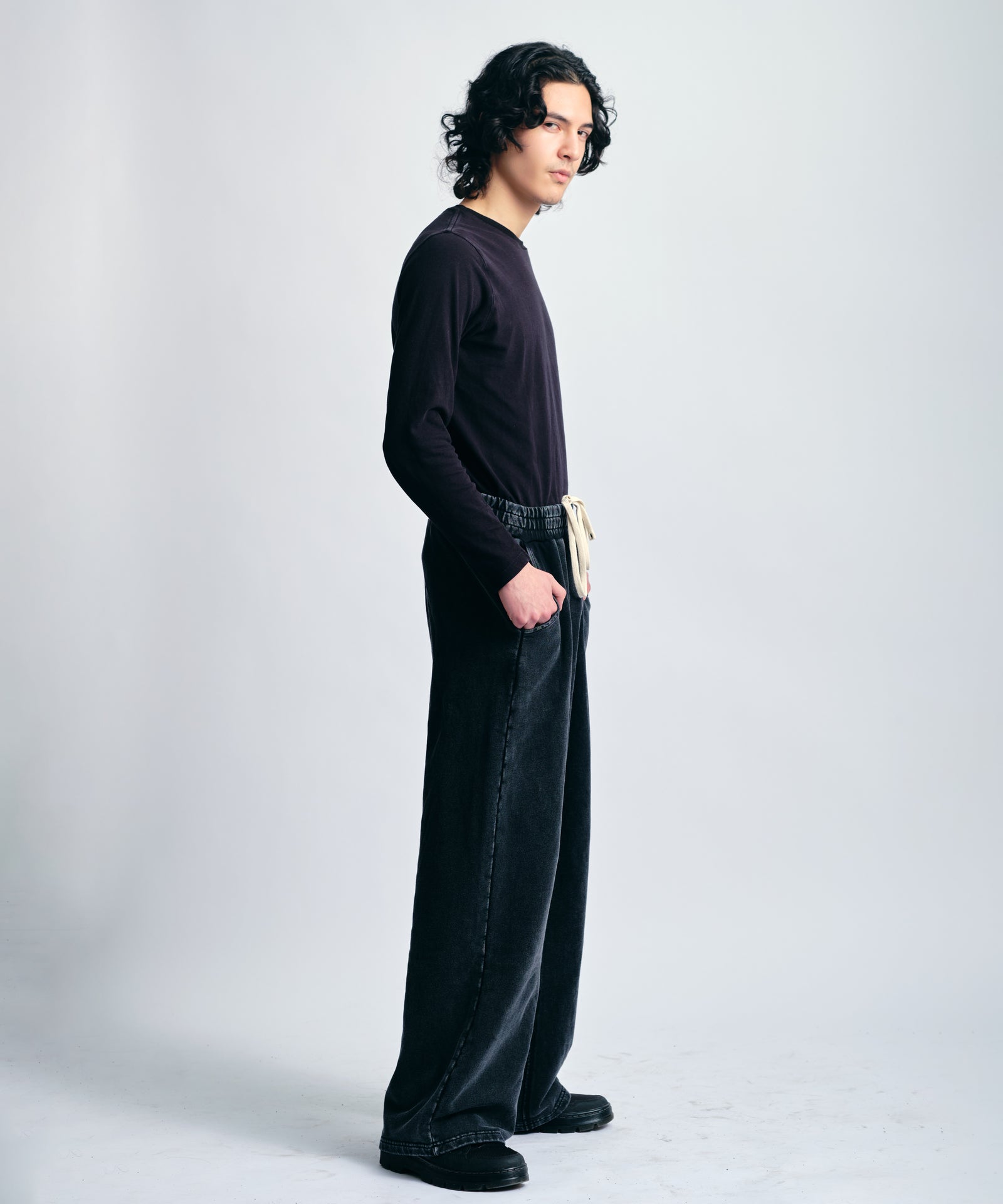 Black Drawstring Sweatpants