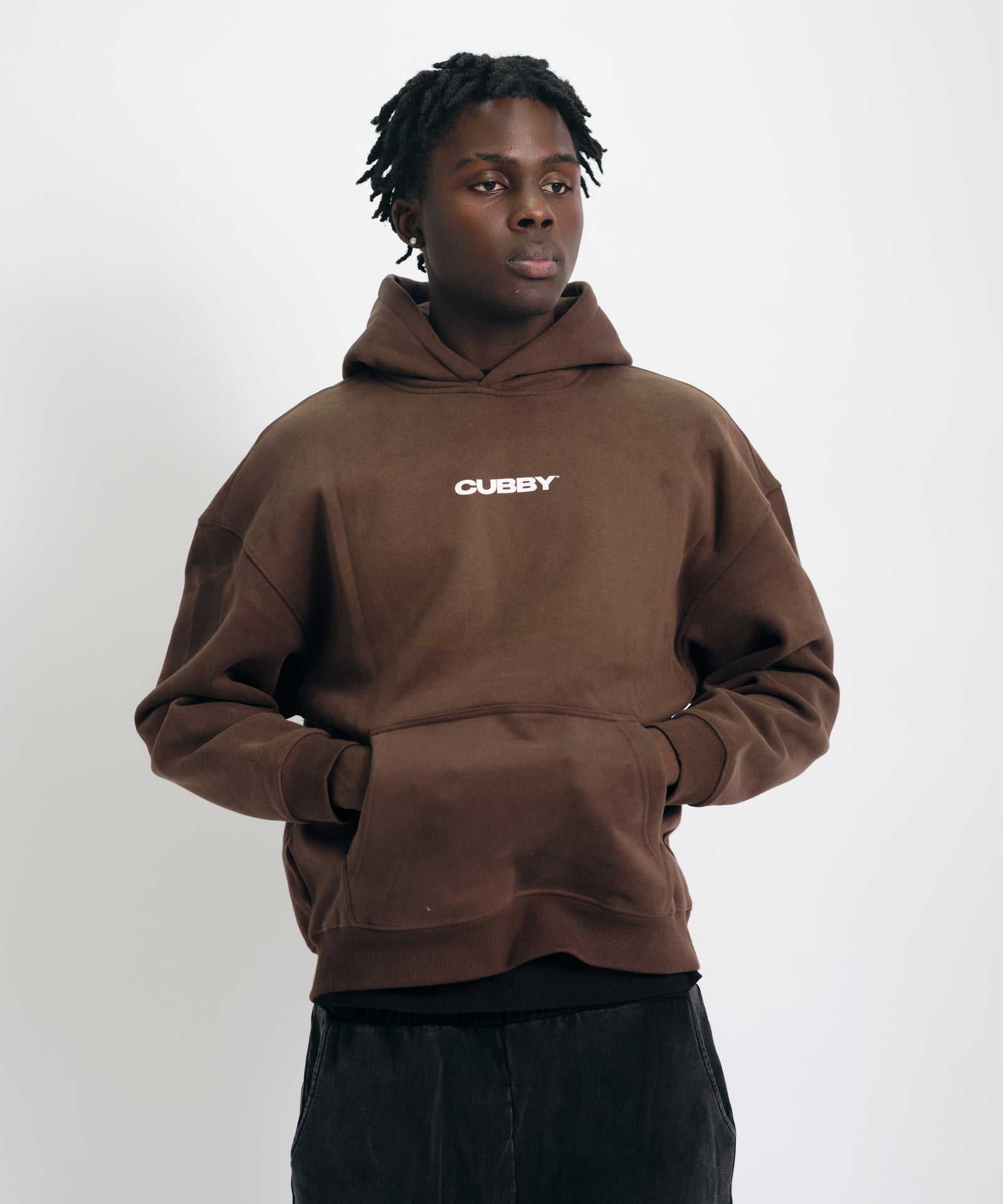 CUBBY Essential Earth Brown Hoodie