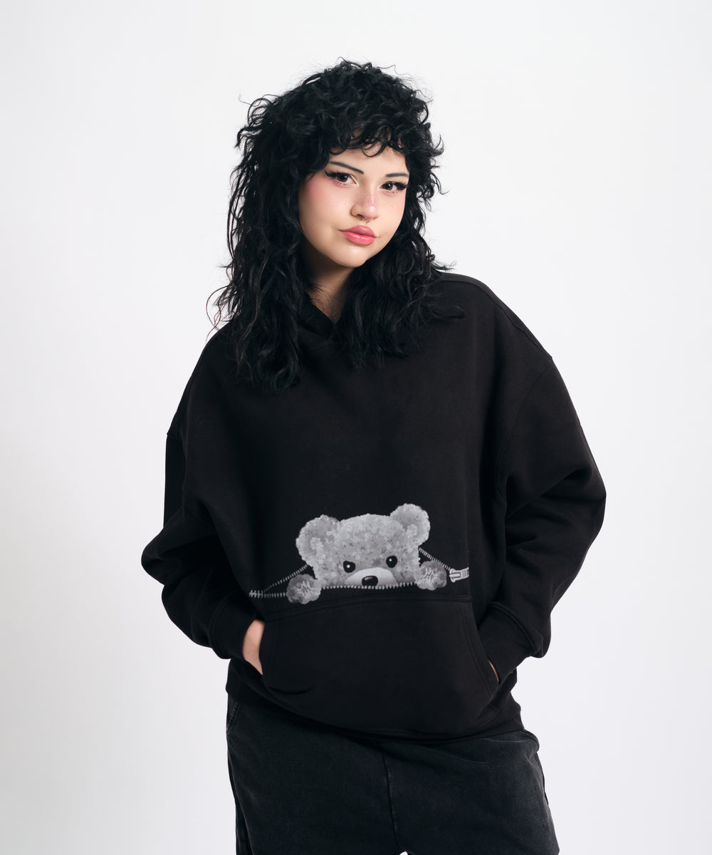 Midnight Peek Teddy hoodie
