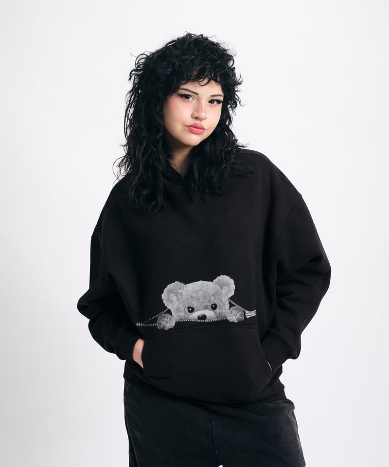 Midnight Peek Teddy hoodie