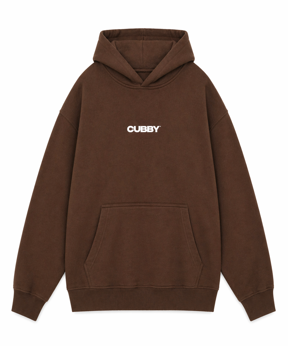 CUBBY Essential Earth Brown Hoodie