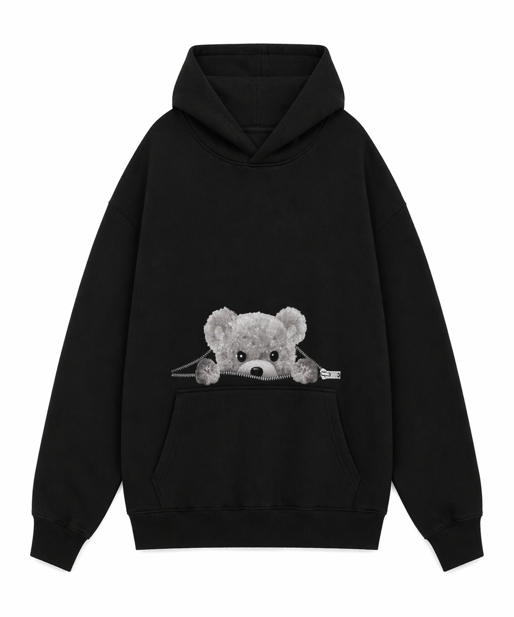 Midnight Peek Teddy hoodie